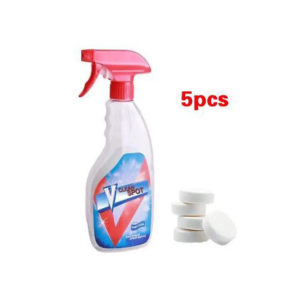 5pcs no bottle 1/5/10 шт Многофункциональный бытовой очиститель очищающий Спрей очиститель Планшеты без бутылки набор для чистки - Тип аромата: 5pcs no bottle
