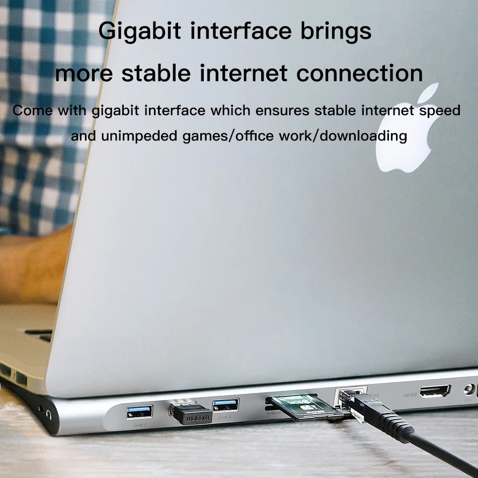 Baseus USB C концентратор для Macbook Pro/Air Тип c до 4KHD VGA RJ45 мульти Порты 3 0 USBC с PD Мощность