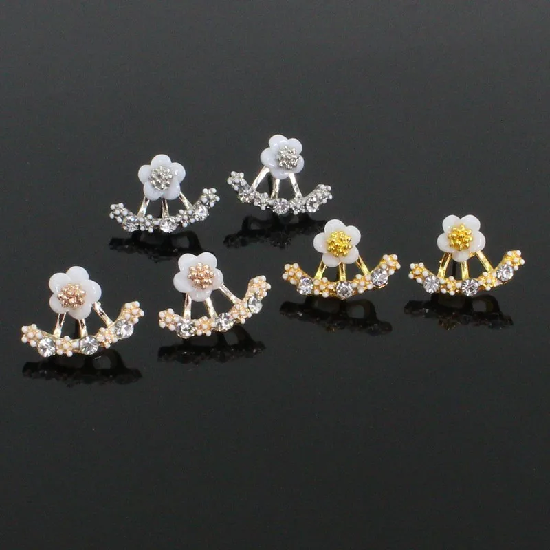 Женские винтажные серьги гвоздики с кристаллами M MISM в стиле ретро