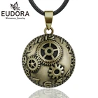 Юдора Harmony Ball ожерелье беременность Chime Ball мексиканский кулон бола винтажные бронзовые часы кулон для женщин модные ювелирные изделия подарок B335
