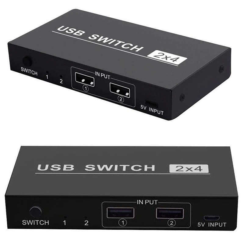 Переключатель Usb 2X4 4 порта функция памяти 5V 2 0 Обмен данными устройства для