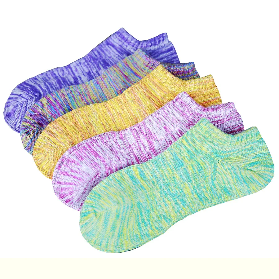 10 Пар/лот Гребнечесанию Хлопковые женщин носки жирная линия цвет линии