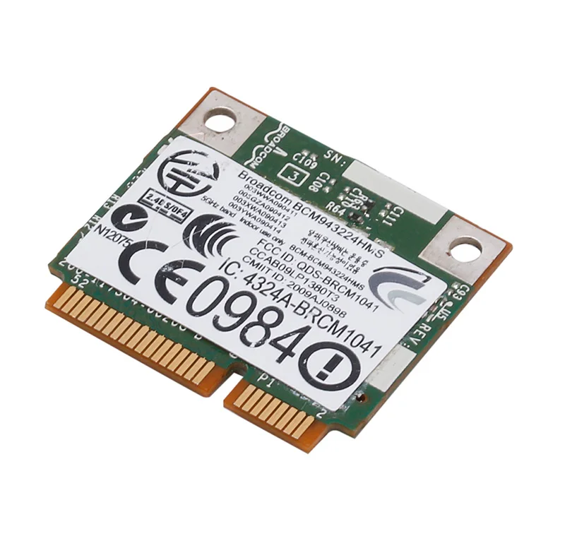 Новая Двухдиапазонная беспроводная Wi Fi карта DW1520 AGN Half MINI PCI E BCM943224HMS для DELL|Платы
