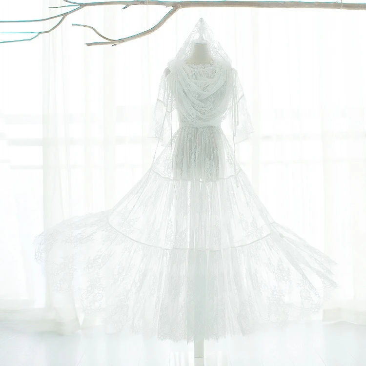 Женское длинное прозрачное платье-макси с двойным слоем и воротником-стойкой |