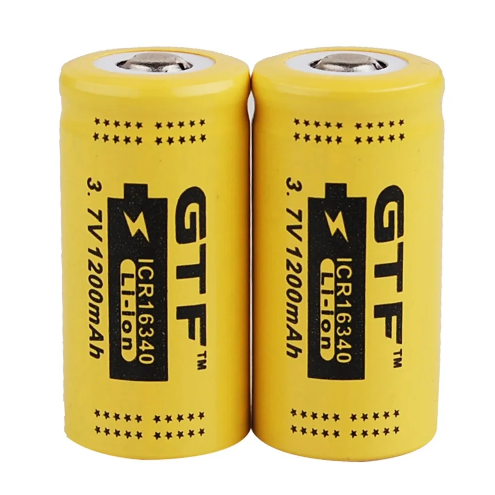 1 шт. Cr123a 3 7 v 1200mah 16340 защищенная литий ионная аккумуляторная батарея для
