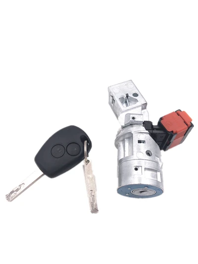 Замок зажигания ствол стартер переключатель + ключ для Renault Vauxhall Fiat 2005 2012 7701208408