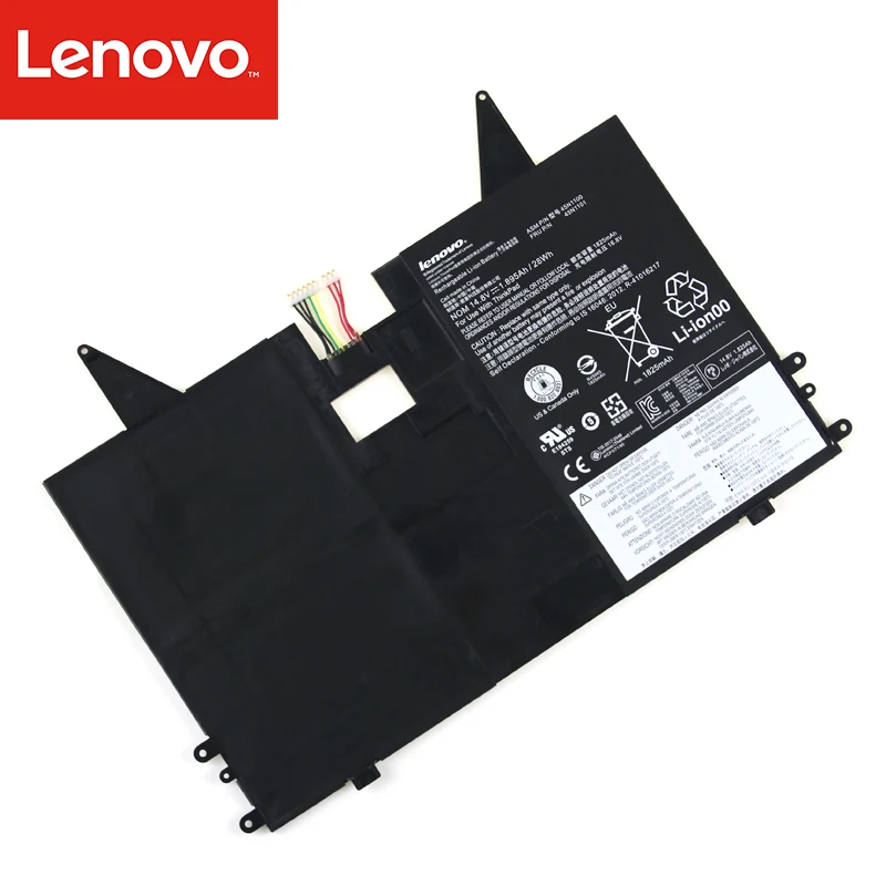 Подлинная 45N1100 батарея для lenovo thinkpad X1 Helix планшетный ПК 45N1100 45N1101 батарея 41CP3/71/90