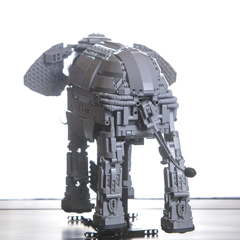 

WEILE 7107 Animal Series Remote Control Elephant Splicing Technic Building Blocks Toys for Children with Motors&Lights 1542pcs