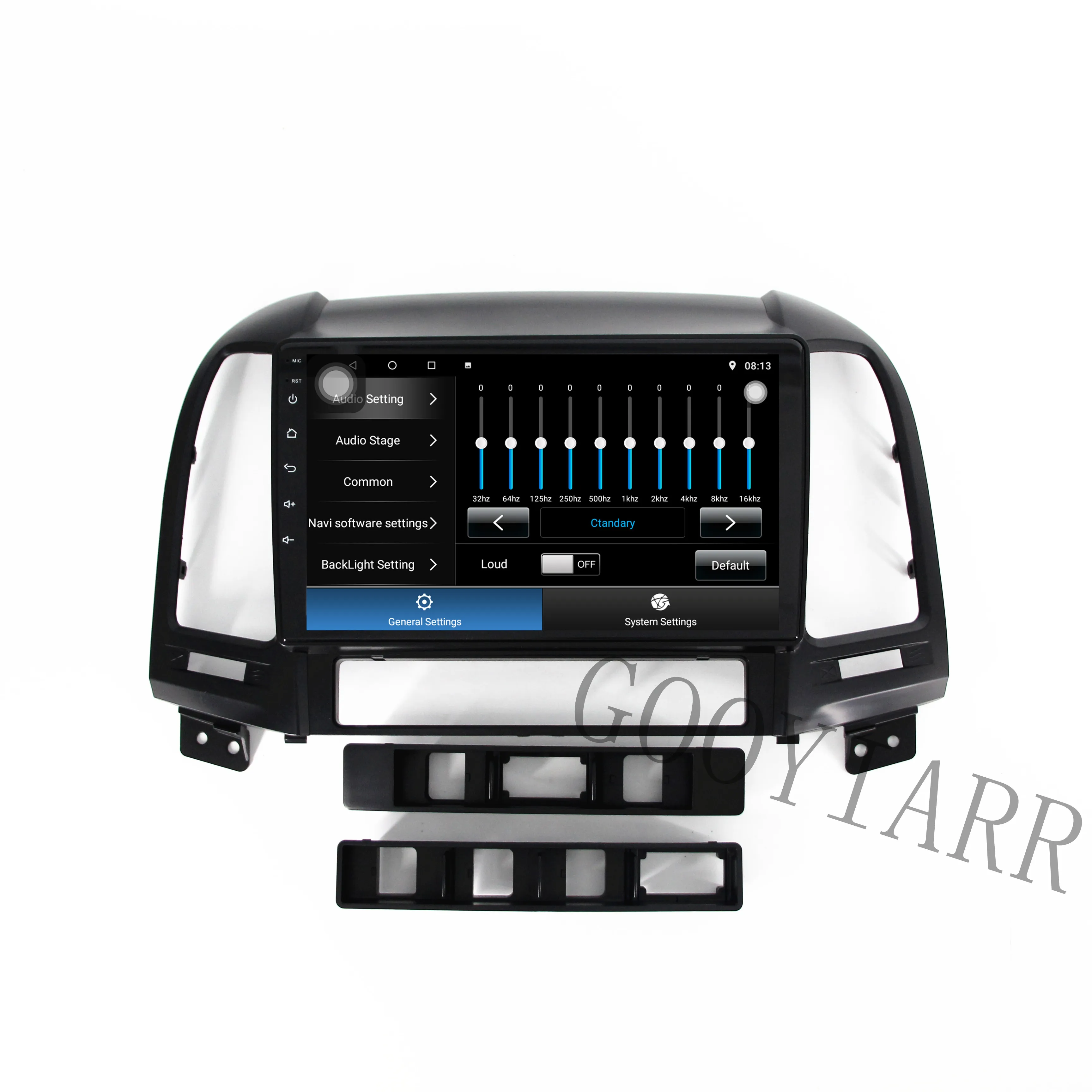 1din Android8.1 автомобильная стереосистема Радио 8core мультимедийный плеер для hyundai santa fe 2006 2007 2008 2009 2010 2011 2012