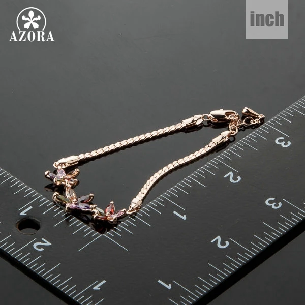 Браслет с австрийскими кристаллами Stellux цвет розового золота|a bracelet|bracelet ajewelry