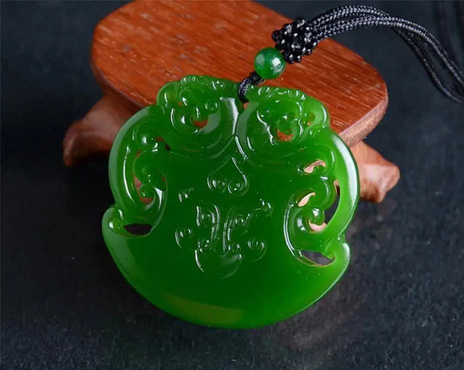 Ювелирные изделия Koraba искусственная вырезанная вручную китайская яшма Хи кулон