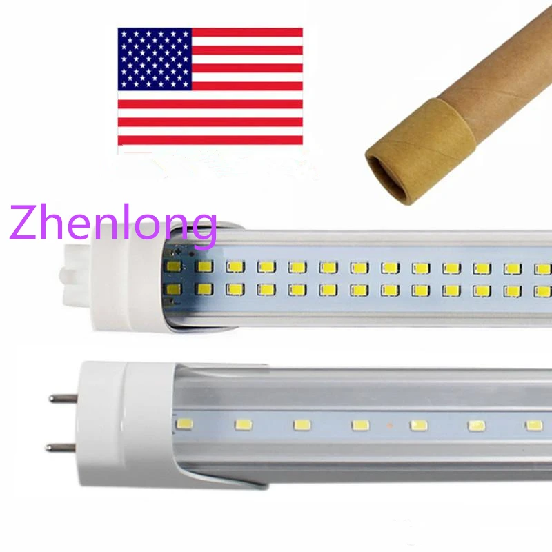 

4ft led tube 22W 25W 28W Warm Cool White 1200mm 4ft SMD2835 192pcs Super Bright Led Fluorescent Bulbs AC85-265V UL Fedex ship