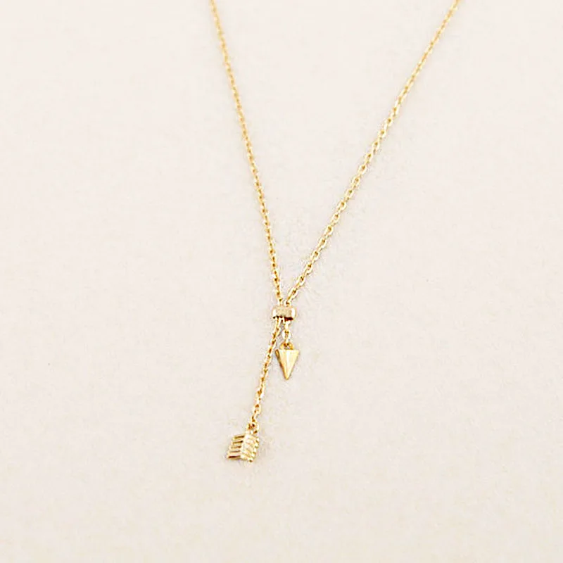 1 шт. модные ювелирные цепи ожерелья со стрелками подвески маленькая бирка