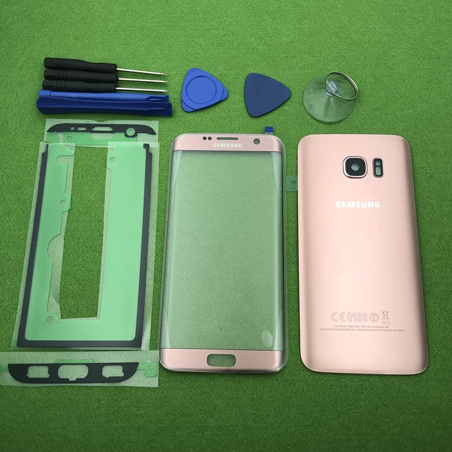 Оригинальный стеклянный экран для Samsung Galaxy S7 Edge G935 задняя крышка аккумулятора +
