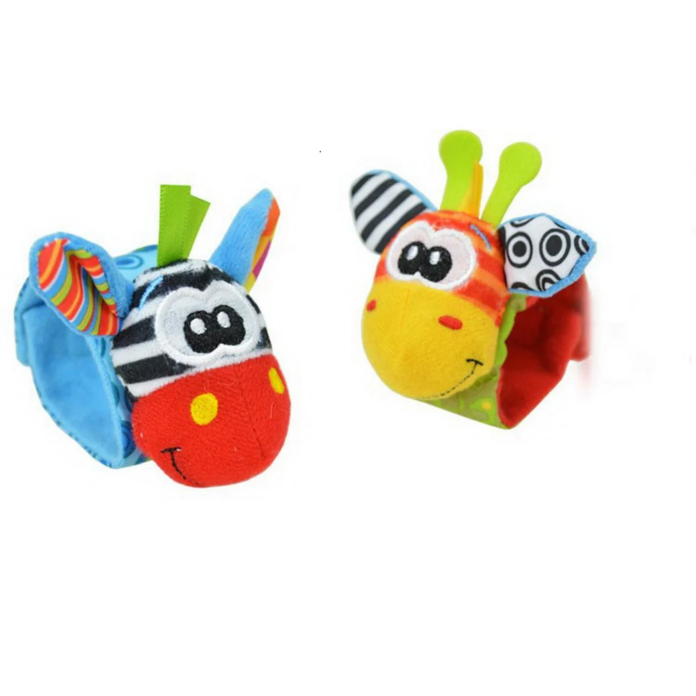 Мягкие животные подвески для младенцев Cartoon Baby Toys 0-12 месяцев.