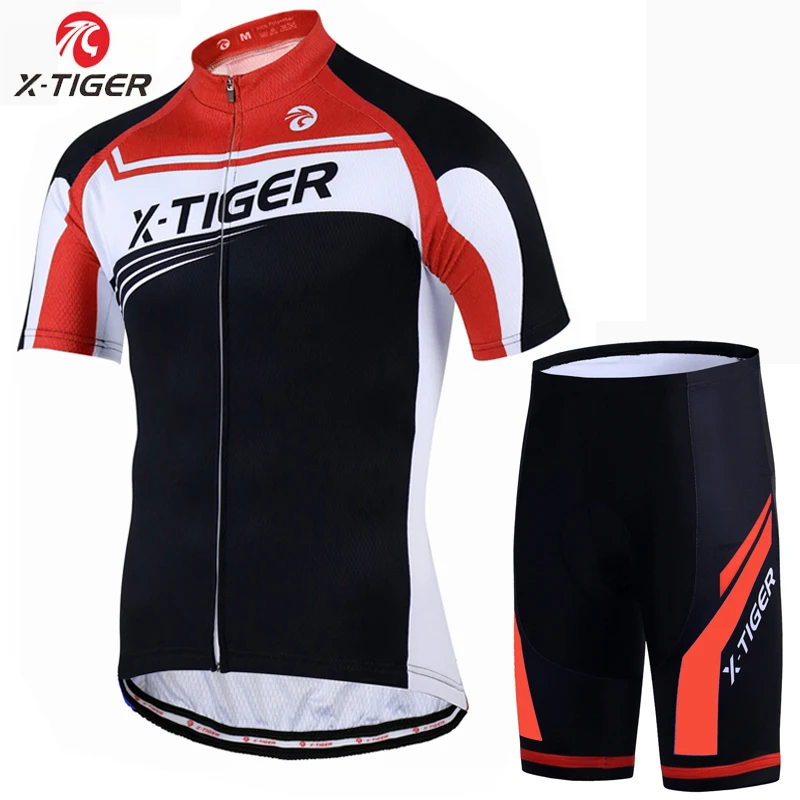 Jersey and Pant X-Tiger Pro Набор Джерси для велоспорта, полиэстер, комплект одежды для горного велосипеда, одежда для гоночного велосипеда, Униформа, Майо, Ropa Ciclismo - Цвет: Jersey and Pant