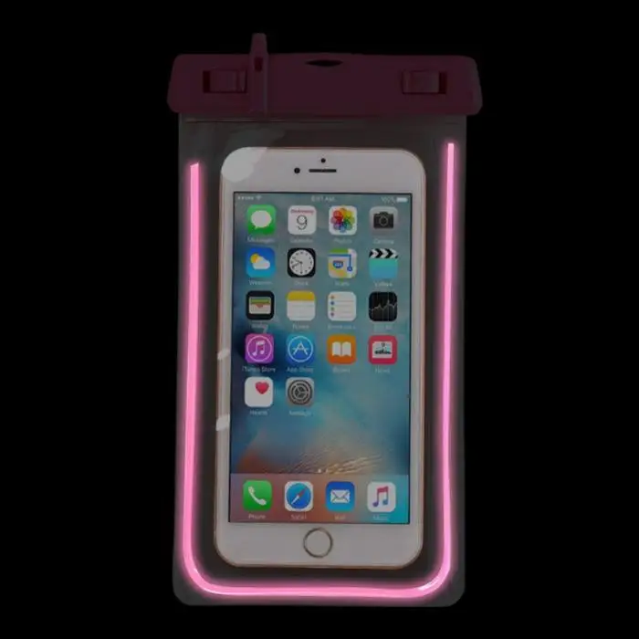 Waterproof Phone Dry Case Pouch PVC TouchScreen Luminous Bag for Universal Phones JR Deals