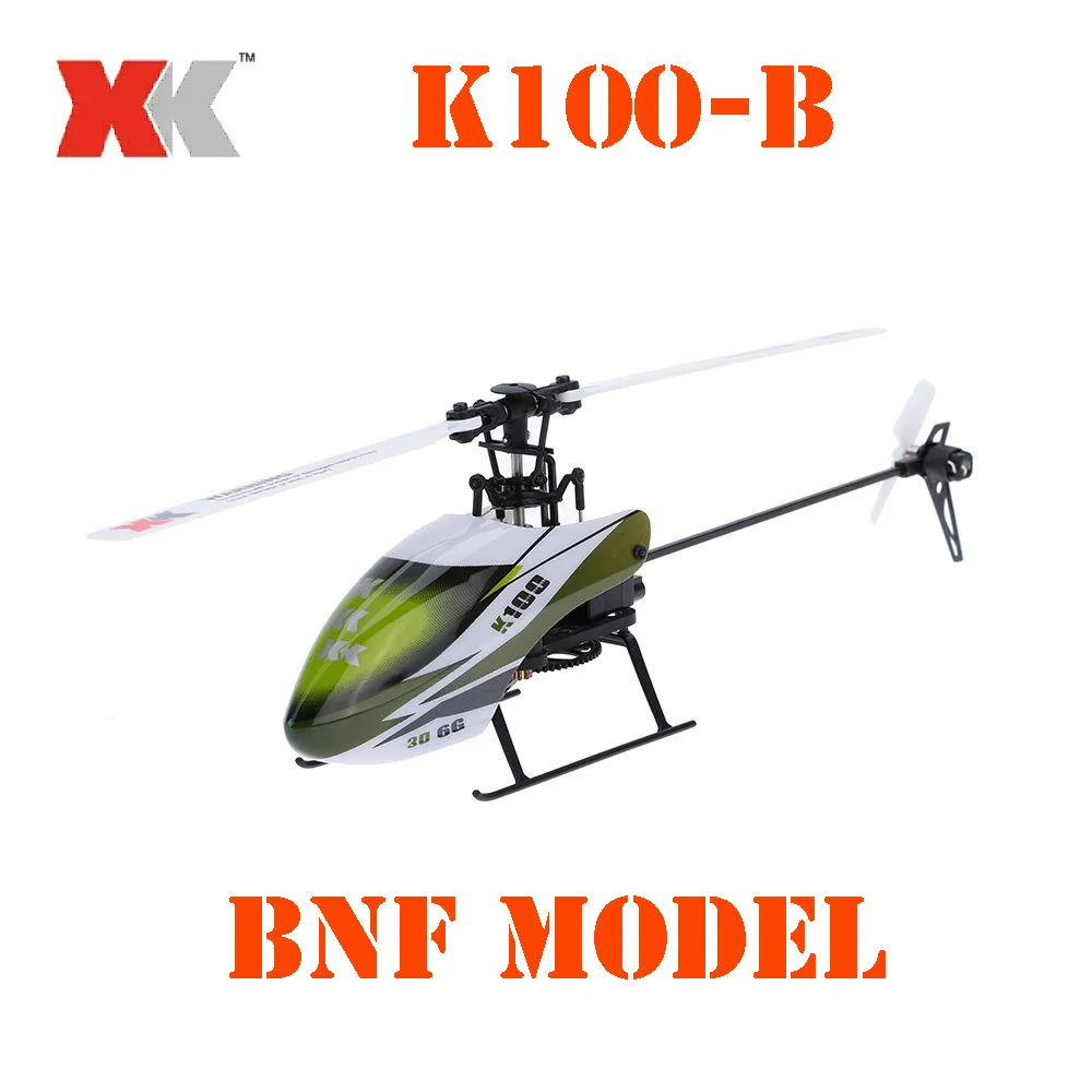 БНФ модель Original XK Falcon K100-B K100B 6CH 3D 6G система бесщеточный двигатель BNF RC вертолет без