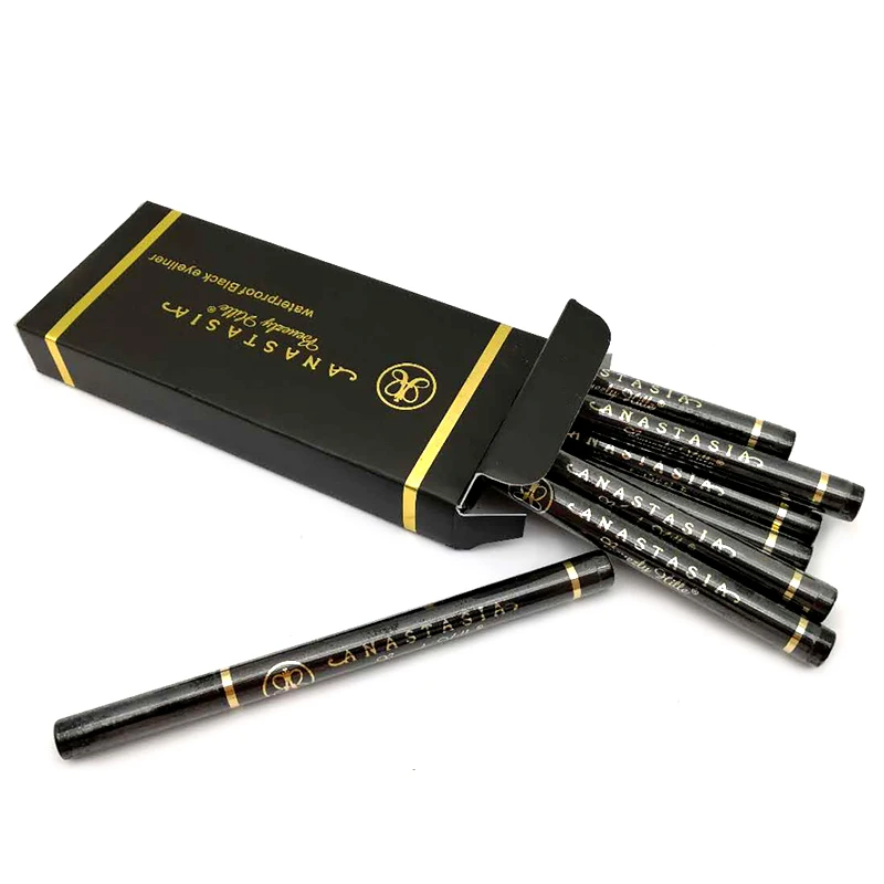 Черная Подводка для глаз Anastasia Beverly водостойкая жидкая подводка долгостойкая