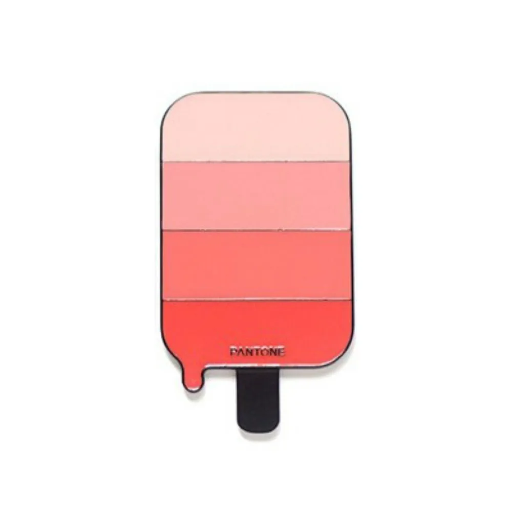 PANTONE портативное зеркало из сплава эскимо с одним зеркалом для макияжа маленькое и изысканное 4 цвета на