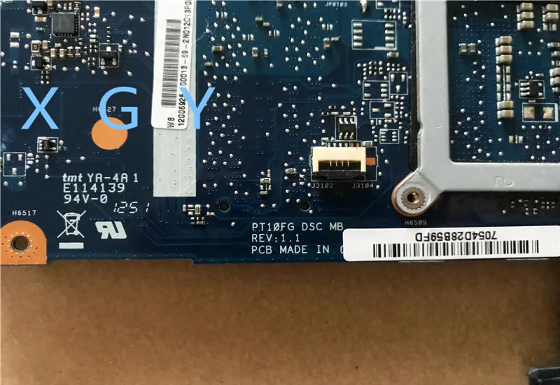Материнская плата для ноутбука H000062100 PT10FG 69-2N012C13P0P DSC MB rev. DDR3 1 toshiba satellite c50d-A |