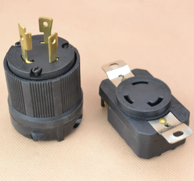 Витая Блокировка NEMA L5 30 socket + штепсельный разъем|Соединители| |