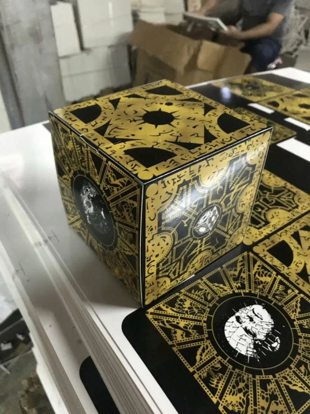 Ужас плёнки Hellraiser серия сожалеем о конфигурации коробка Головоломка Куб