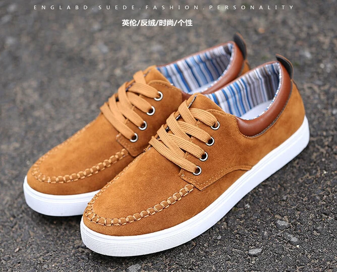 2015 men shoes casual fashion low suede nubuck leather size 37-44 | Обувь