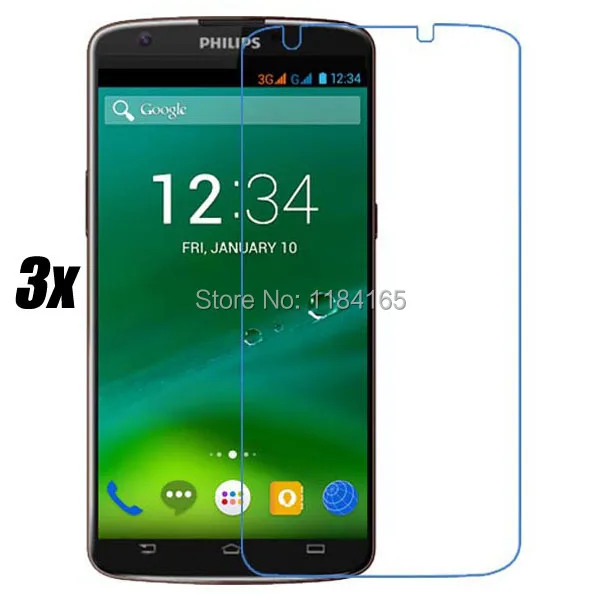 3 шт./лот Передние Прозрачные Защитные ЖК Экран Гвардии для Philips I928 Фильм с