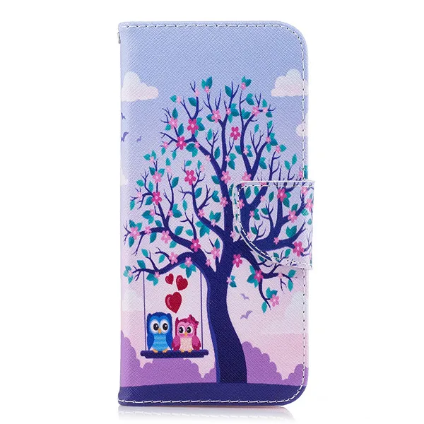 COATUNCLE Xiaomi Redmi 5 чехол, кожаный чехол для Coque Xiaomi Redmi 5 плюс Чехол Флип-кошелек окрашенный принт телефонные чехлы - Цвет: 1