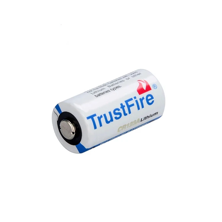 10 шт./лот TrustFire CR123A 3V 1400mAh одноразовая литиевая батарея для камеры/фонарика (не