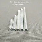 Полые резьбовые трубки 300-1000 мм метрические m10 полые трубки резьбовые стержни полые трубки DIY осветительные аксессуары Бесплатная доставка