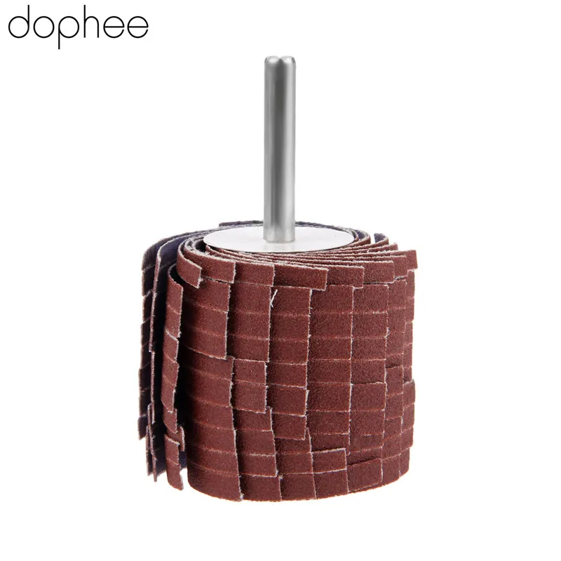 Dophee Dremel Аксессуары 150 400 Грит шлифовальный клапан колесо 6 мм хвостовик наждачная
