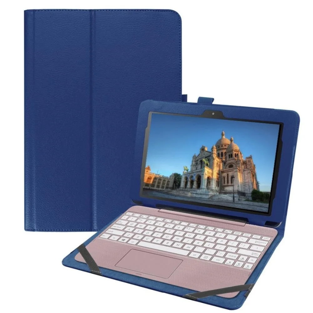 Кожаный чехол для ASUS Transformer BOOK T101HA с клавиатурой Tablet Laptop|case for keyboard|keyboard caseasus transformer