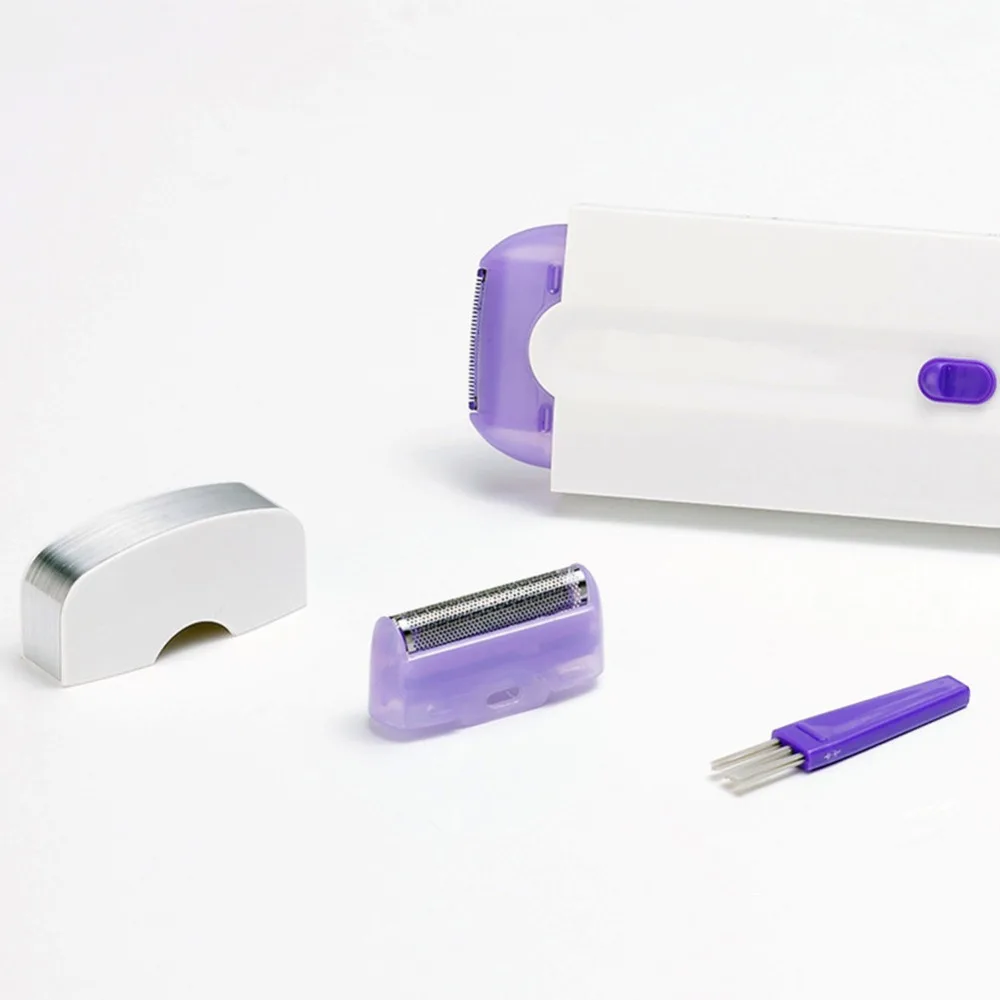 Портативный женский эпилятор, USB Перезаряжаемый инструмент для удаления волос, роторная бритва, для тела, для лица, для ног, бикини, для губ, эпилятор, лазер, США/ЕС/Великобритания, штекер