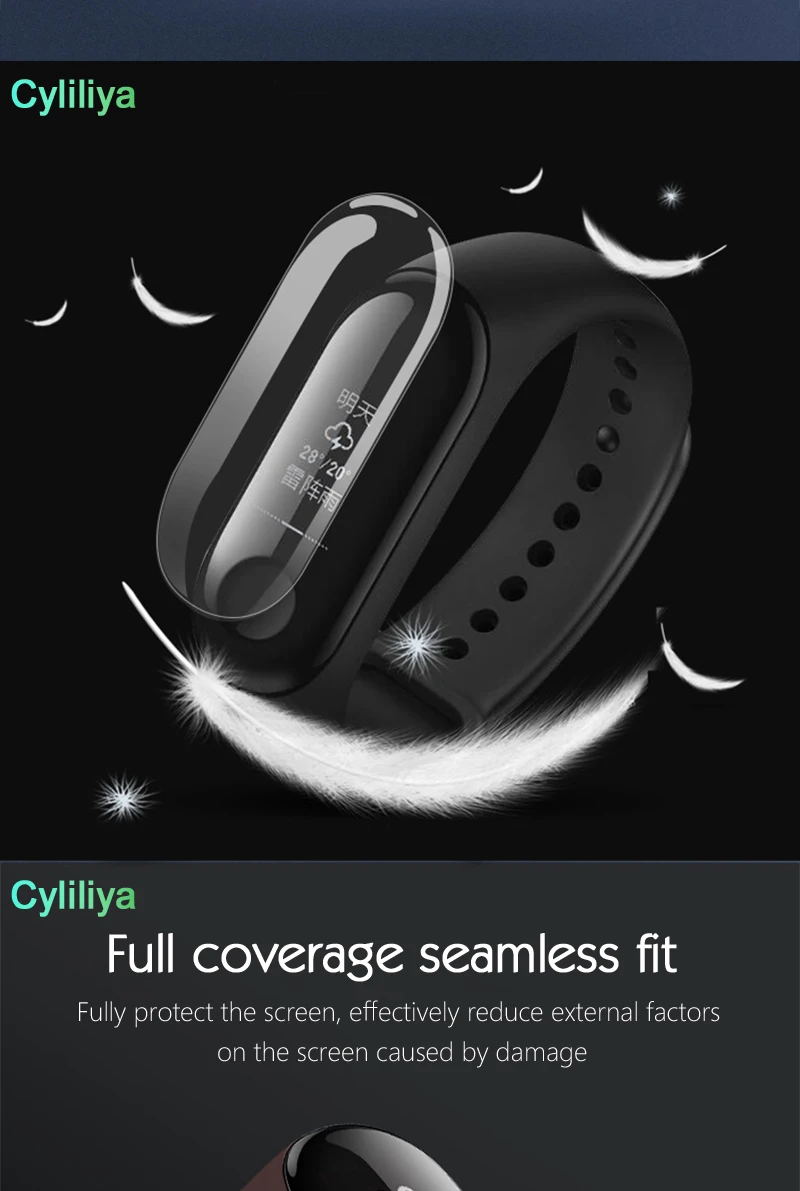 Защитная пленка для экрана из ТПУ Для Xiaomi Mi Band 3 2|Защитные стёкла и плёнки