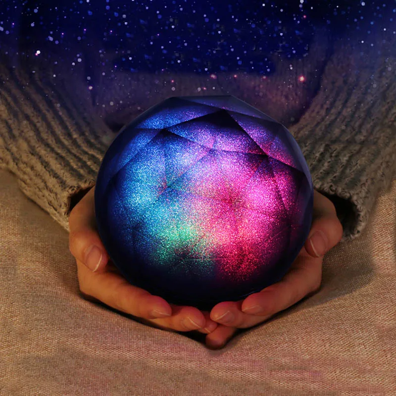 Цветной шар мини Bluetooth/беспроводной динамик с фантазийным небом красочные огни