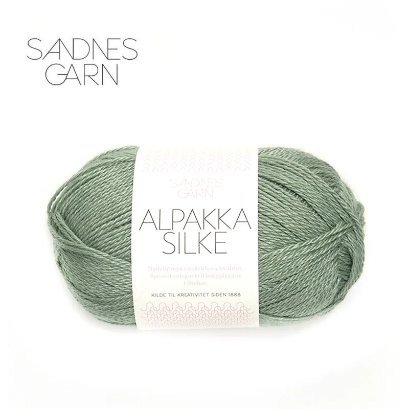 1*50 г мяч Sandnes Garn 70% alpakka 30% шелк смешанная пряжа ручной вязки пряжа шарф