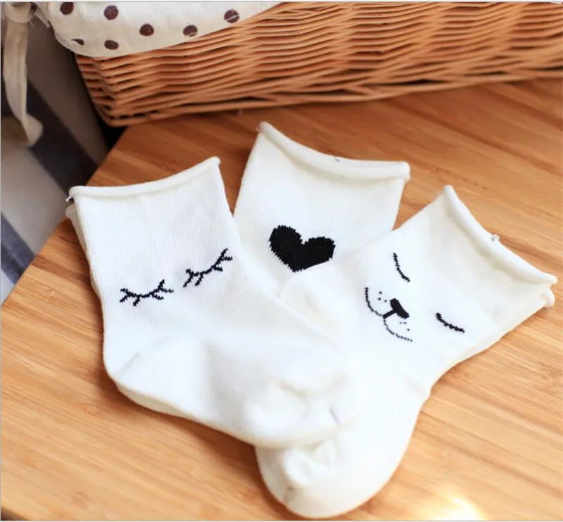 1 Pair Cotton Spring Winter Autumn Baby Girls Boys Kids Socks Children DIY created socks Christmas gift | Детская одежда и обувь