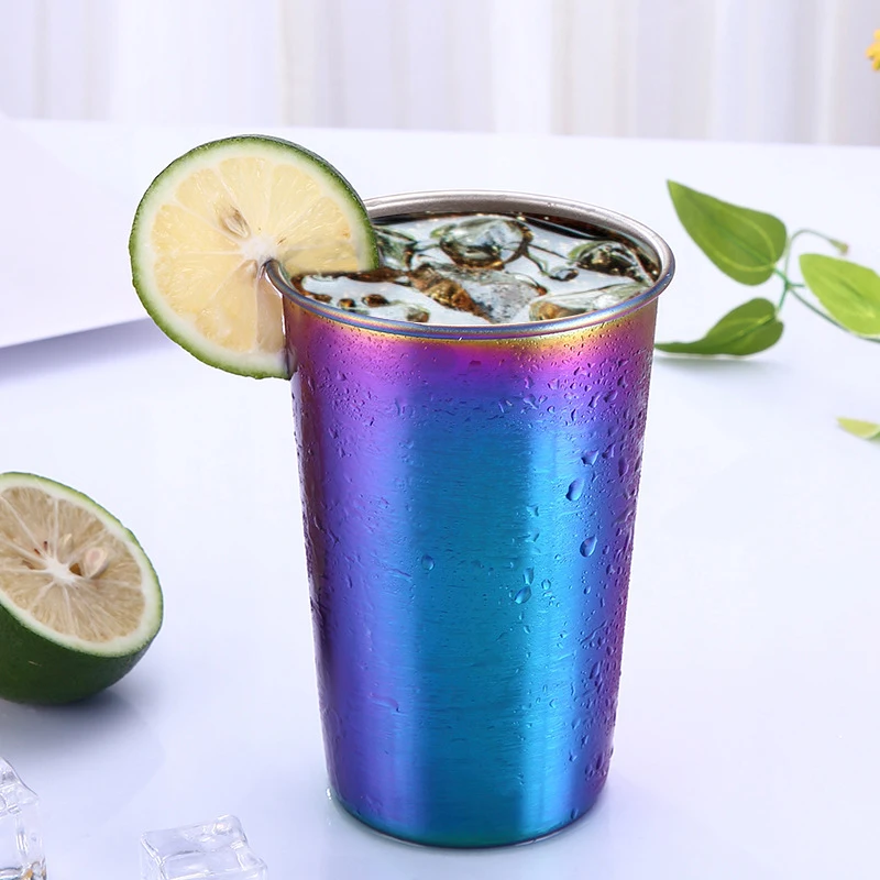 Кружки из нержавеющей стали 500 мл питьевые чашки без бисфенола А для холодных или