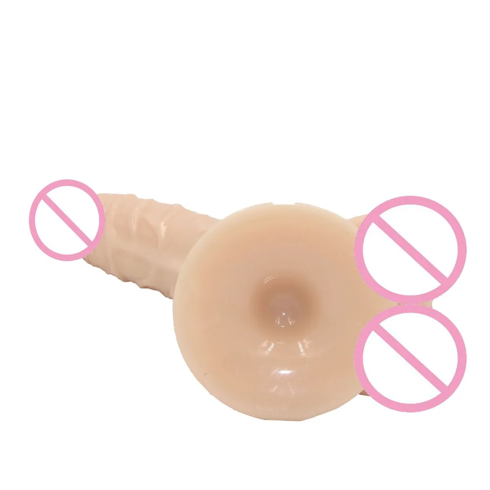 Изогнутый большой фаллоимитатор 8 86 дюйма реалистичный член с сильной присоской