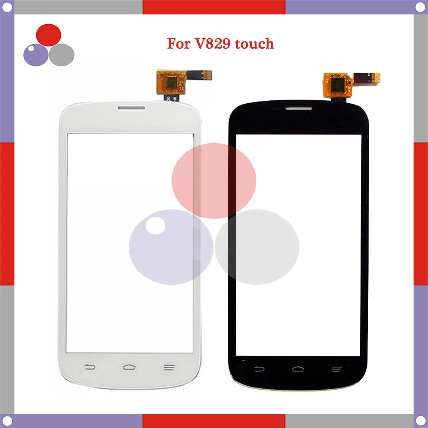 Сенсорная панель для ZTE V829 сенсорный экран дигитайзер Внешний стеклянный