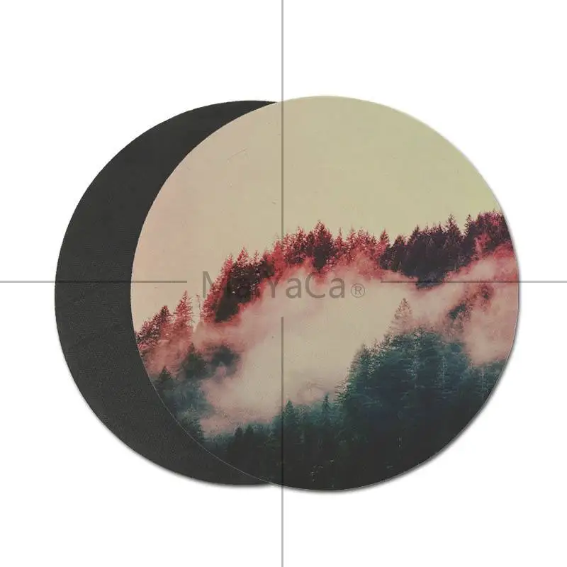 

Maiyaca Watercolor Polka Dots gamer play mats Mousepad 20x20cm 22x22cm diameter round mouse pad