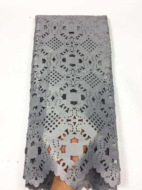 french lace fabric laser cut african monochrome 2018 high quality for evening gown 5yard/lotBF-102 | Дом и сад
