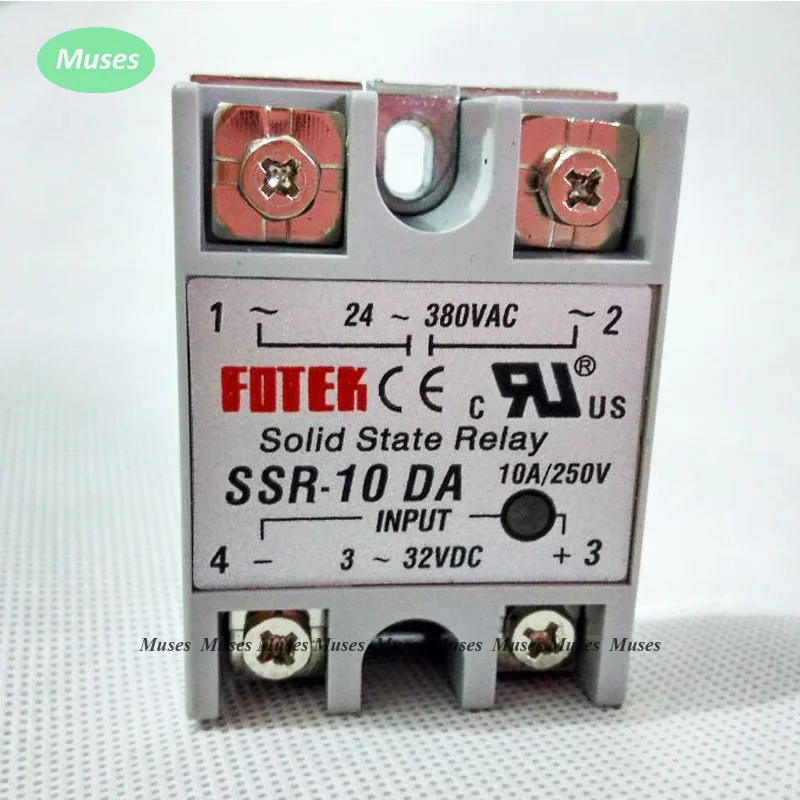 SSR-10DA производитель 10A ssr реле вход 3-32VDC выход 24-380VAC | Обустройство дома