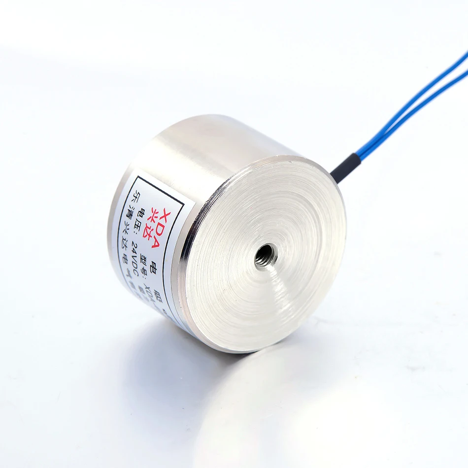 Высокое качество JK40/25 DC 6V 12V 24V электромагнит подъема 25кг соленоидная присоска