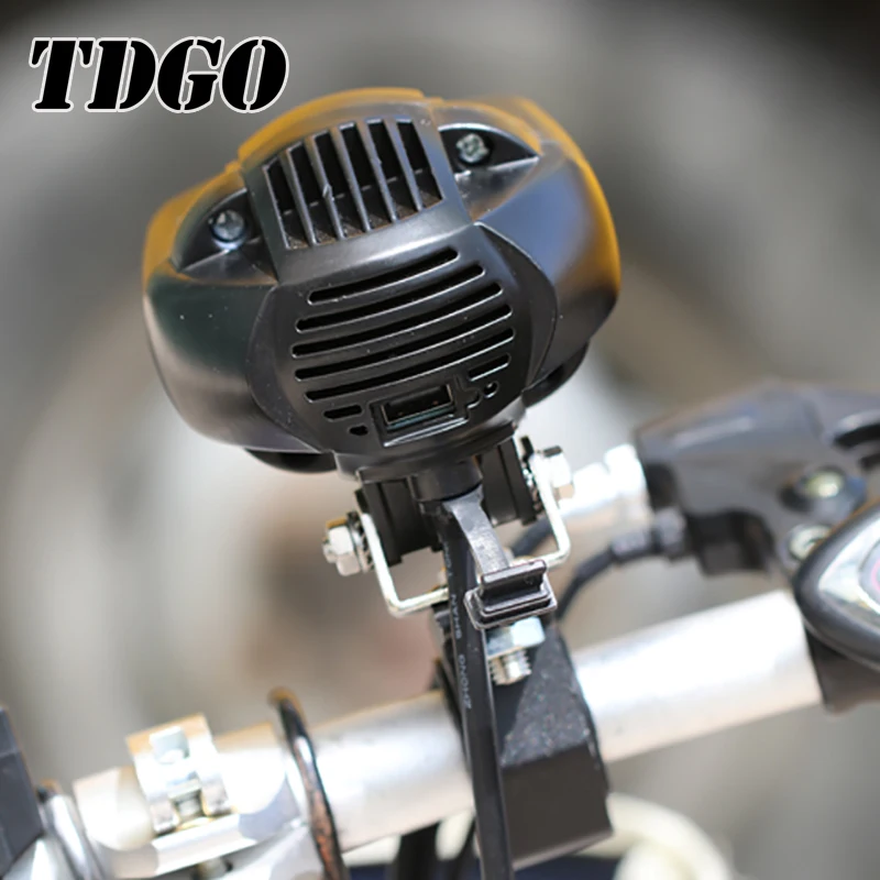 TDGO универсальная мотоциклетная автомобильная лампа для фар Мото Светодиодный