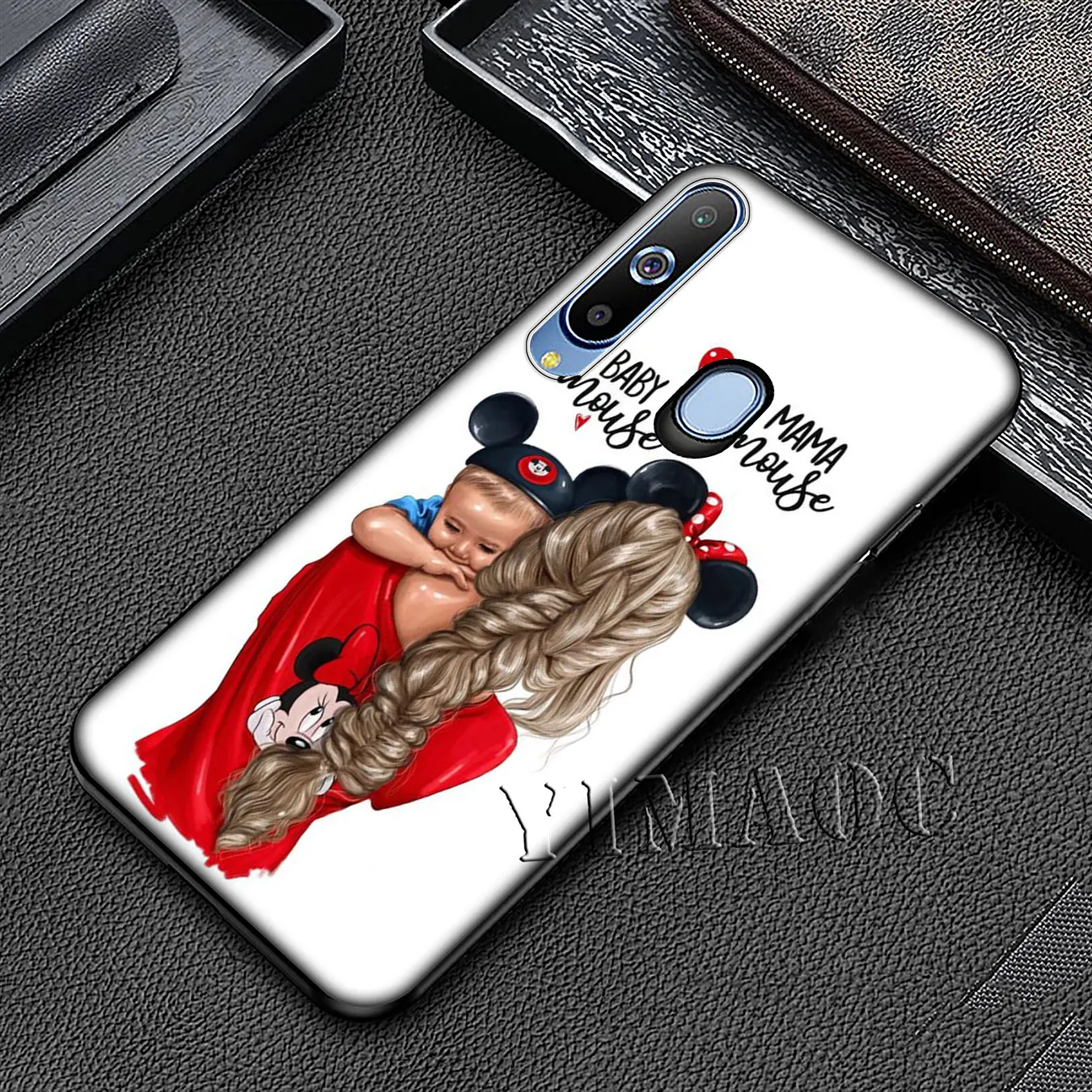 Fashion Brown Hair Baby Mom Girl Queen Soft Silicone Case for Samsung Galaxy A70 A60 A50 A40 A30 A20 A10 A50S A30S A20S A10S | Мобильные