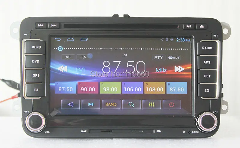 RoadRision Android 6,0 Автомобильный DVD gps Навигатор Радио для Volkswagen VW golf 5 6 Touran Passat Jetta Polo Tiguan встроенный Canbus