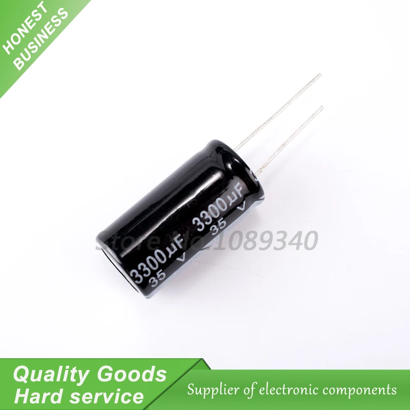 5 шт. 35V3300UF 16*30 мм 3300 мкФ 35V алюминиевый электролитический конденсатор |